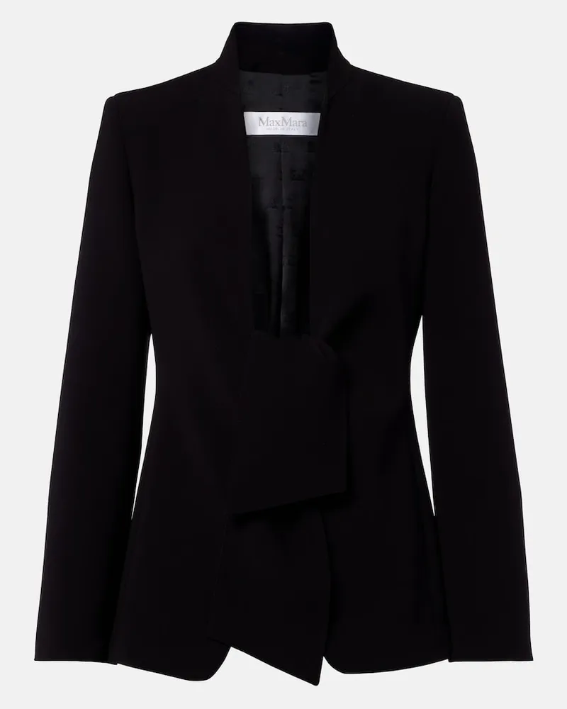 Max Mara Jacke aus Cady Schwarz
