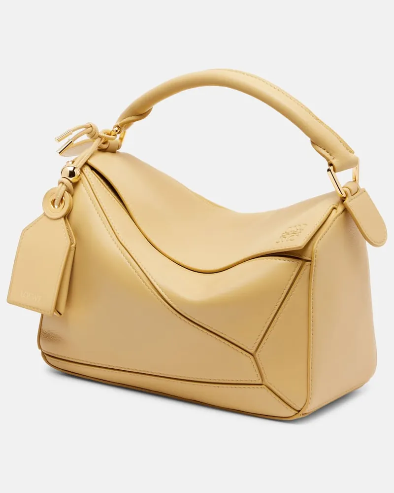 Loewe Tote Bag Puzzle Featherlight Small Gelb