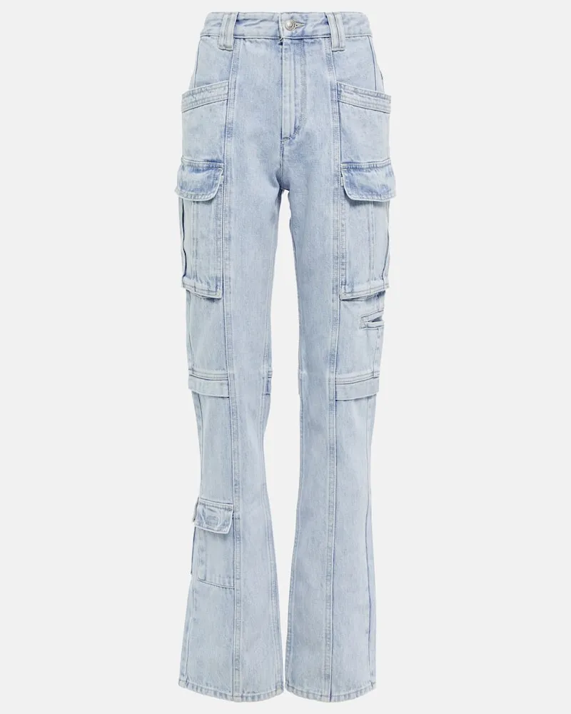 Isabel Marant Straight Jeans Vokayo Blau