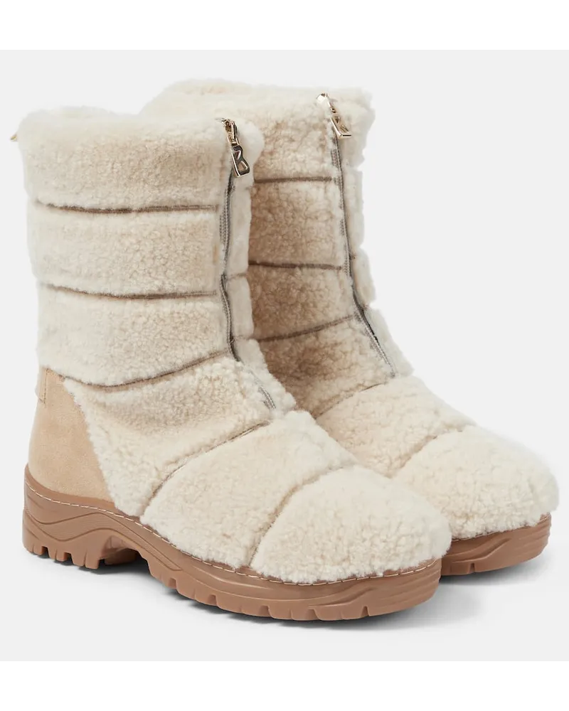 Bogner Ankle Boots Alta Badia 6 aus Shearling Beige