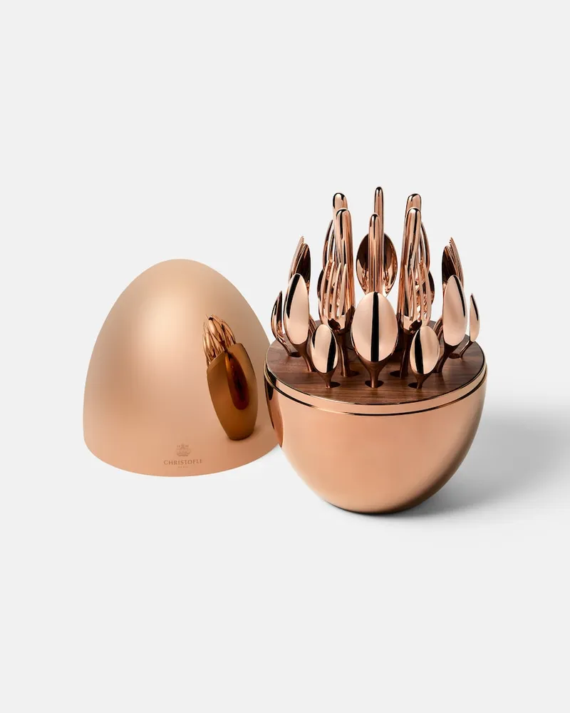 Christofle Besteckset Mood Asia Precious, 24-teilig, vergoldet Rosa