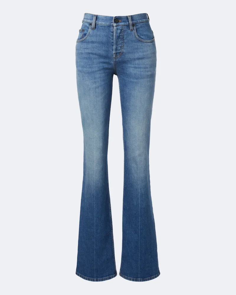 Gucci Mid-Rise Jeans Blau