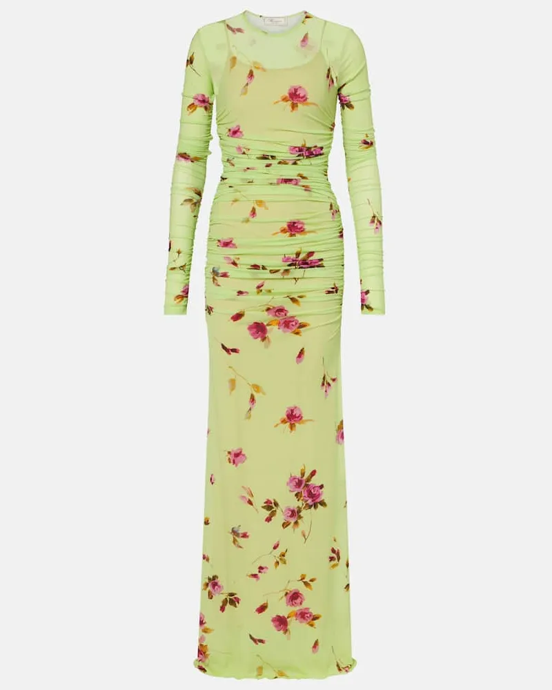 Blumarine Maxikleid aus Jersey Grün