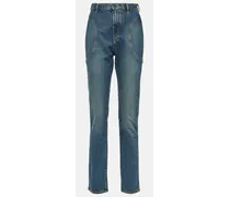 Alaia High-Rise Slim Jeans