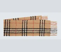 Schal Burberry Check aus Bouclé