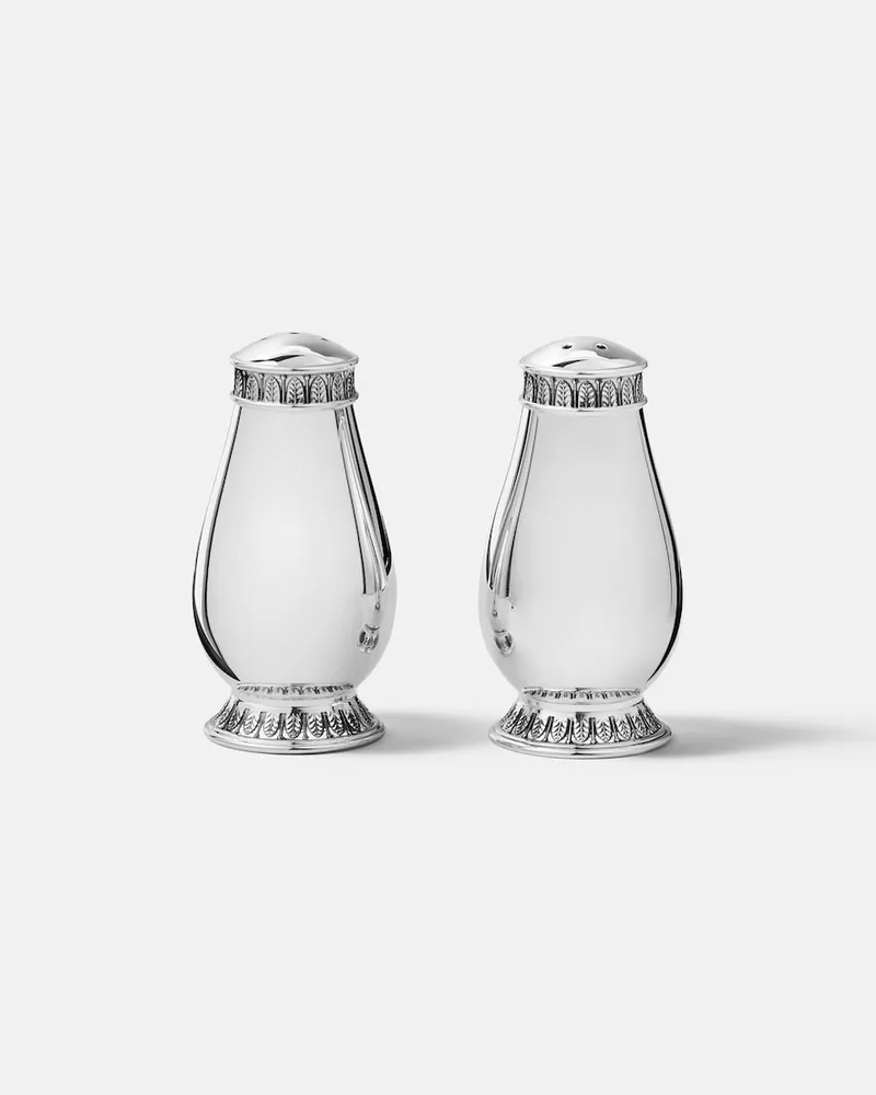 Christofle Salz- und Pfefferstreuer Malmaison Silber