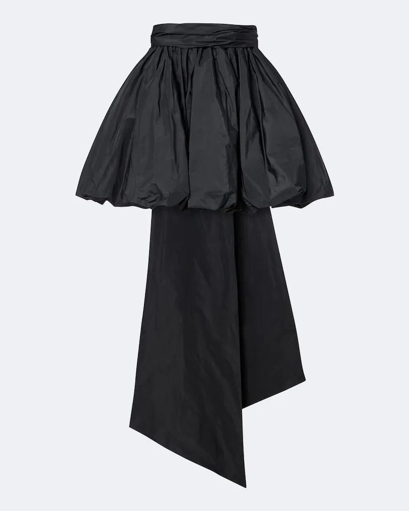 Blumarine Minirock aus Taft Schwarz