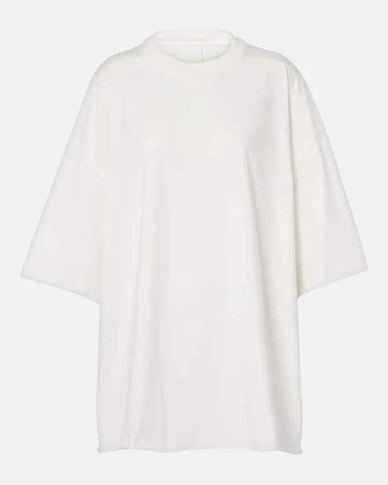 Rick Owens T-Shirt Tommy aus Baumwoll-Jersey Weiß