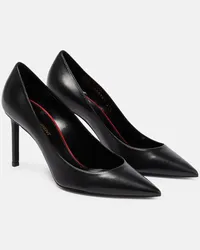 Saint Laurent Pumps Anja 85 aus Leder Schwarz