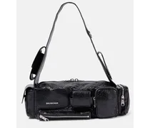 Schultertasche Superbusy XS aus Leder
