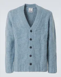 ALLUDE Cardigan aus Kaschmir und Seide Blau