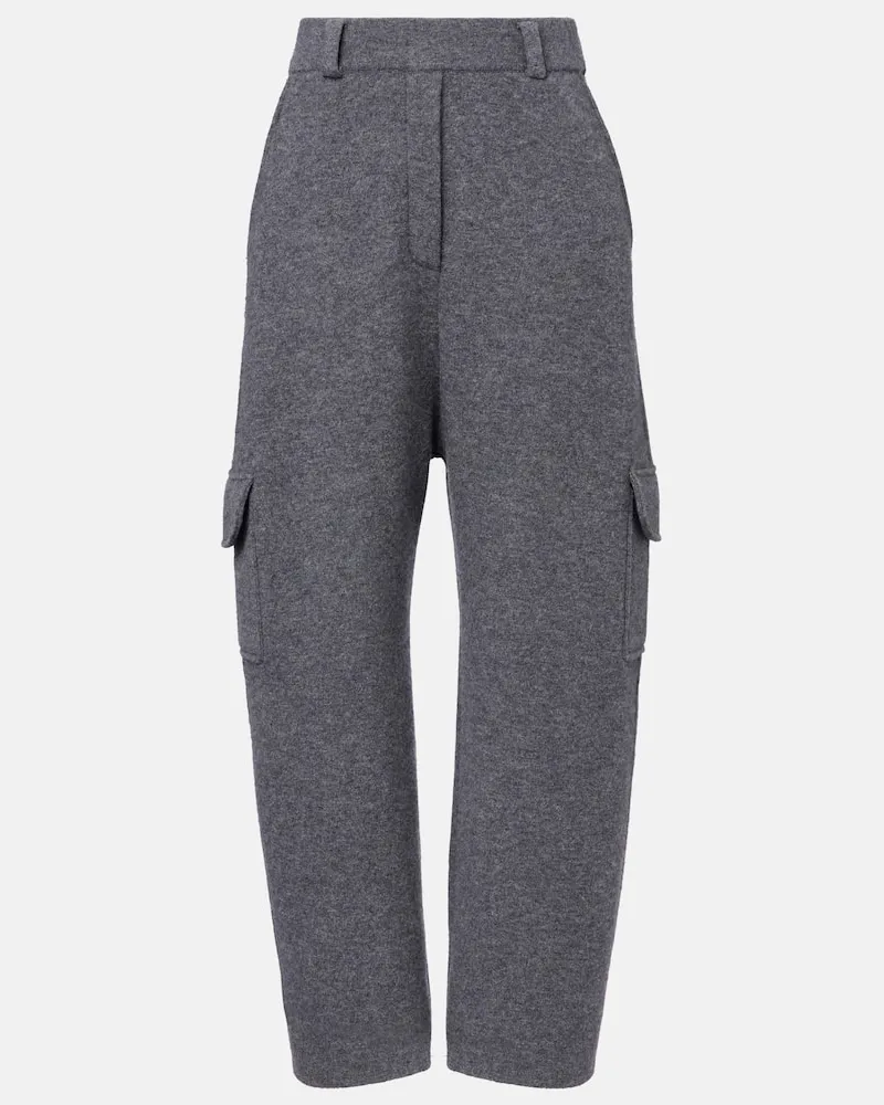 Lisa Yang Cargohose Azaria aus Kaschmir Grau