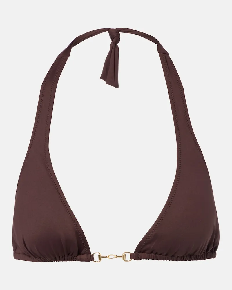 Melissa Odabash Bikini-Oberteil Bahamas Braun