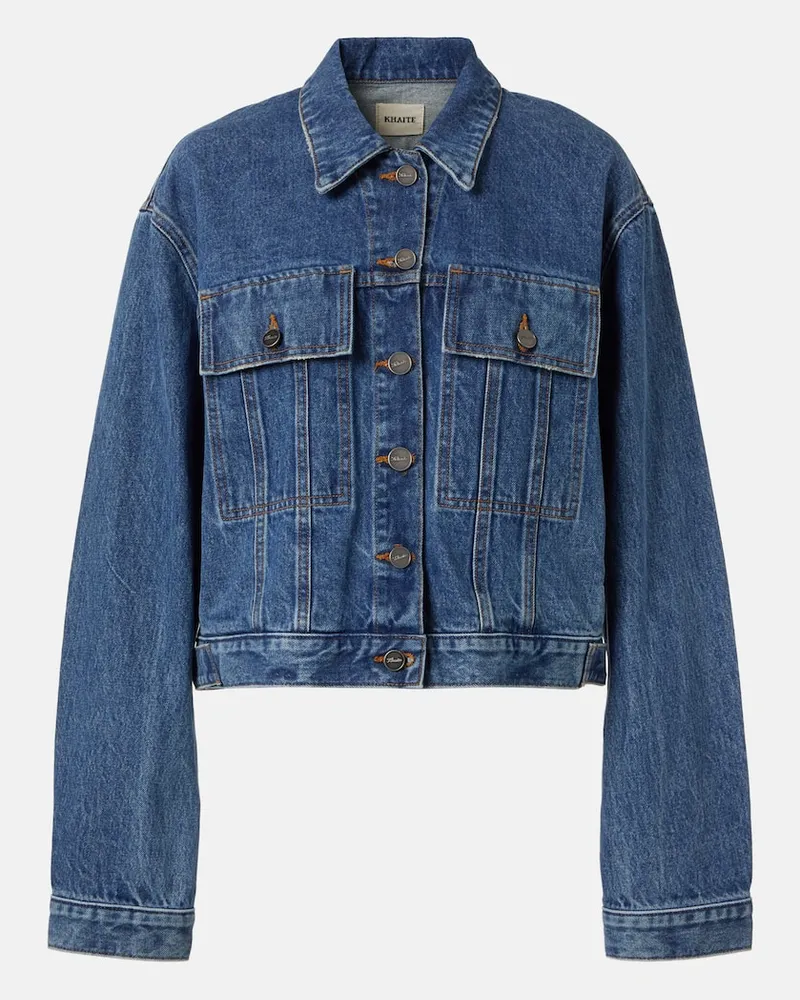 KHAITE Jeansjacke Saunder Blau