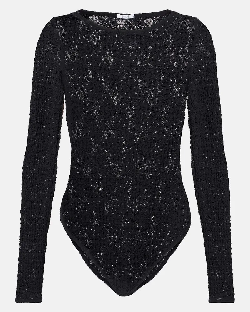 Wolford Body aus Spitze Schwarz