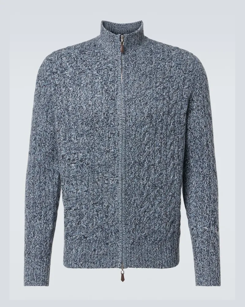 arch4 Jacke Regent aus Kaschmir Blau