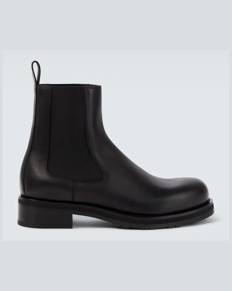 The Row Chelsea Boots aus Leder Schwarz