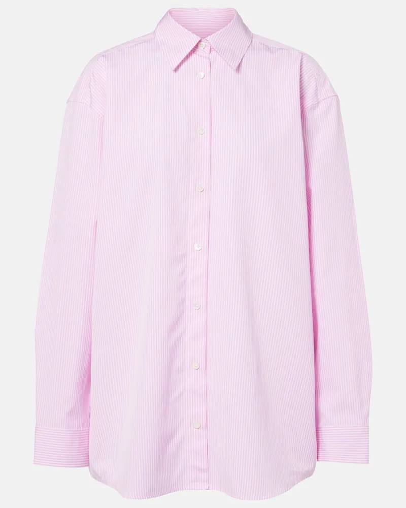 Totême Hemd aus Baumwollpopeline Rosa