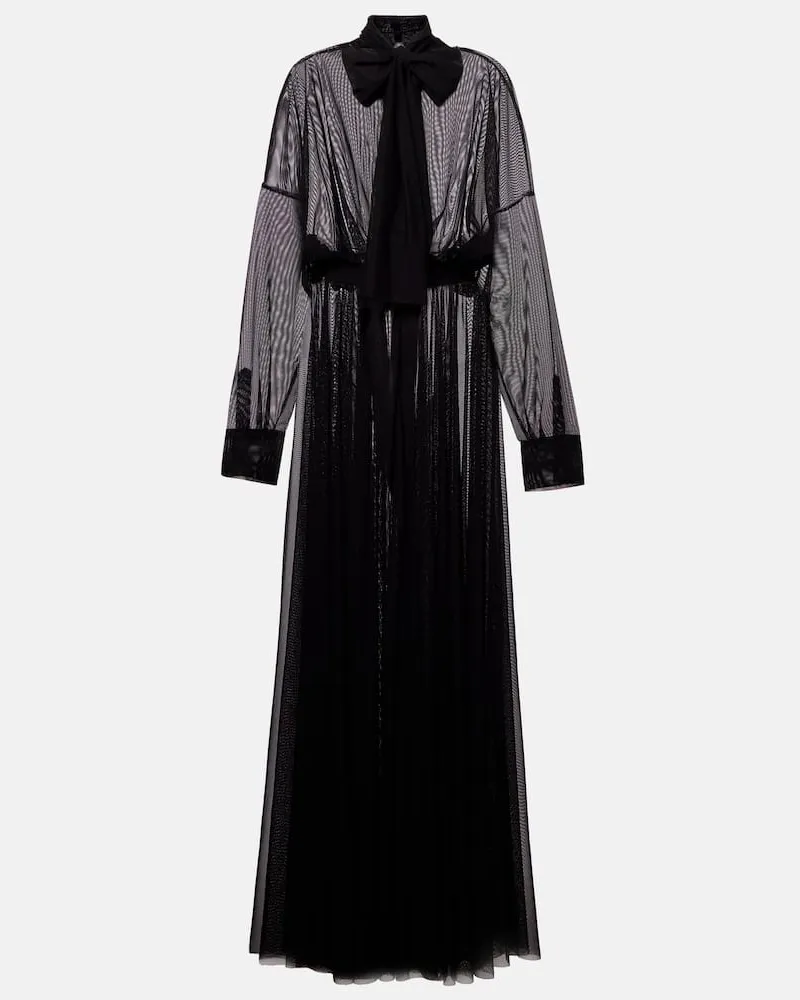 Norma Kamali Robe Schwarz