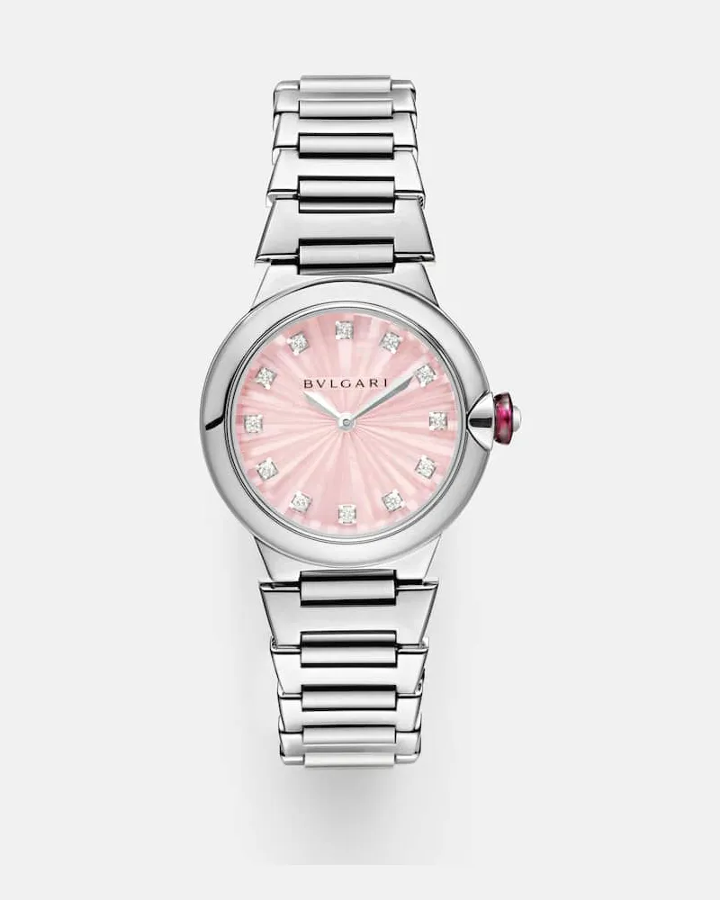 Bulgari Uhr Lvcea Silber