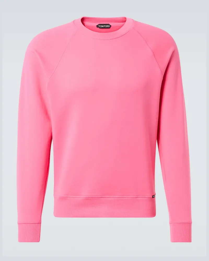 Tom Ford Sweatshirt aus Baumwoll-Jersey Rosa