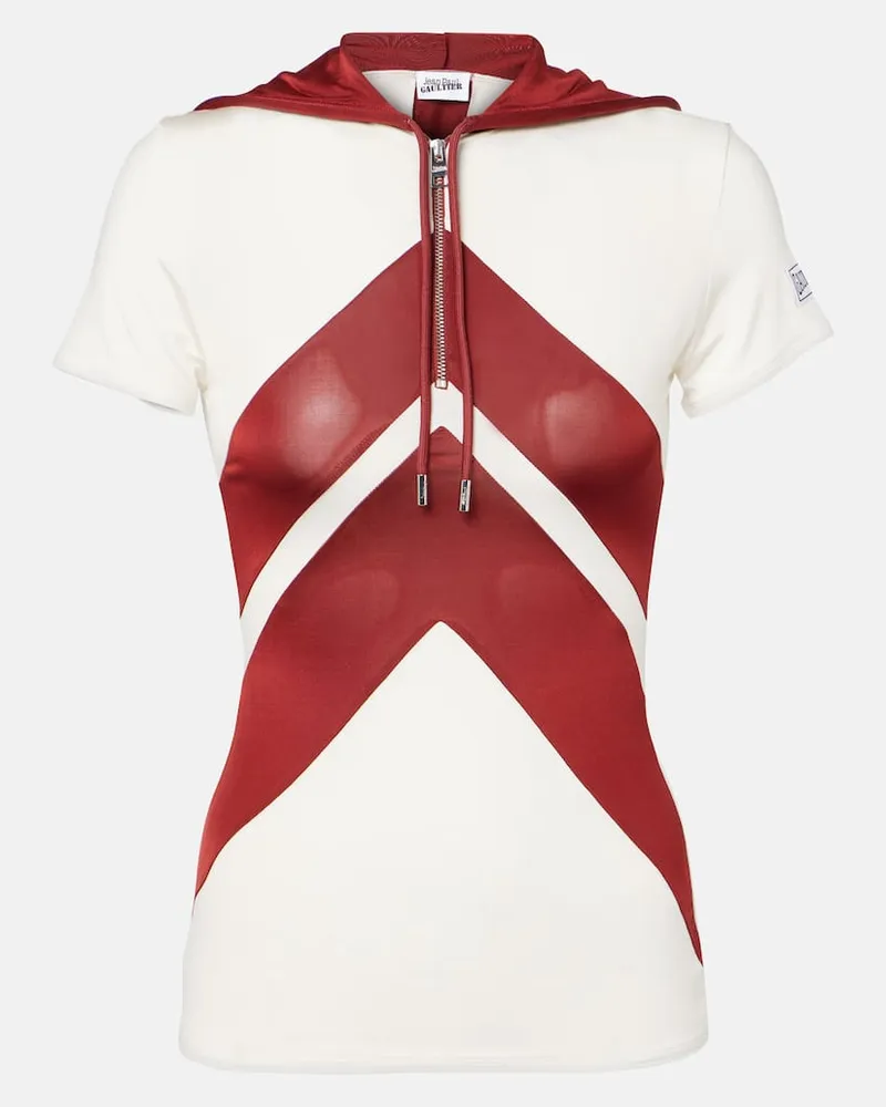 Jean Paul Gaultier T-Shirt aus Jersey Multicolor