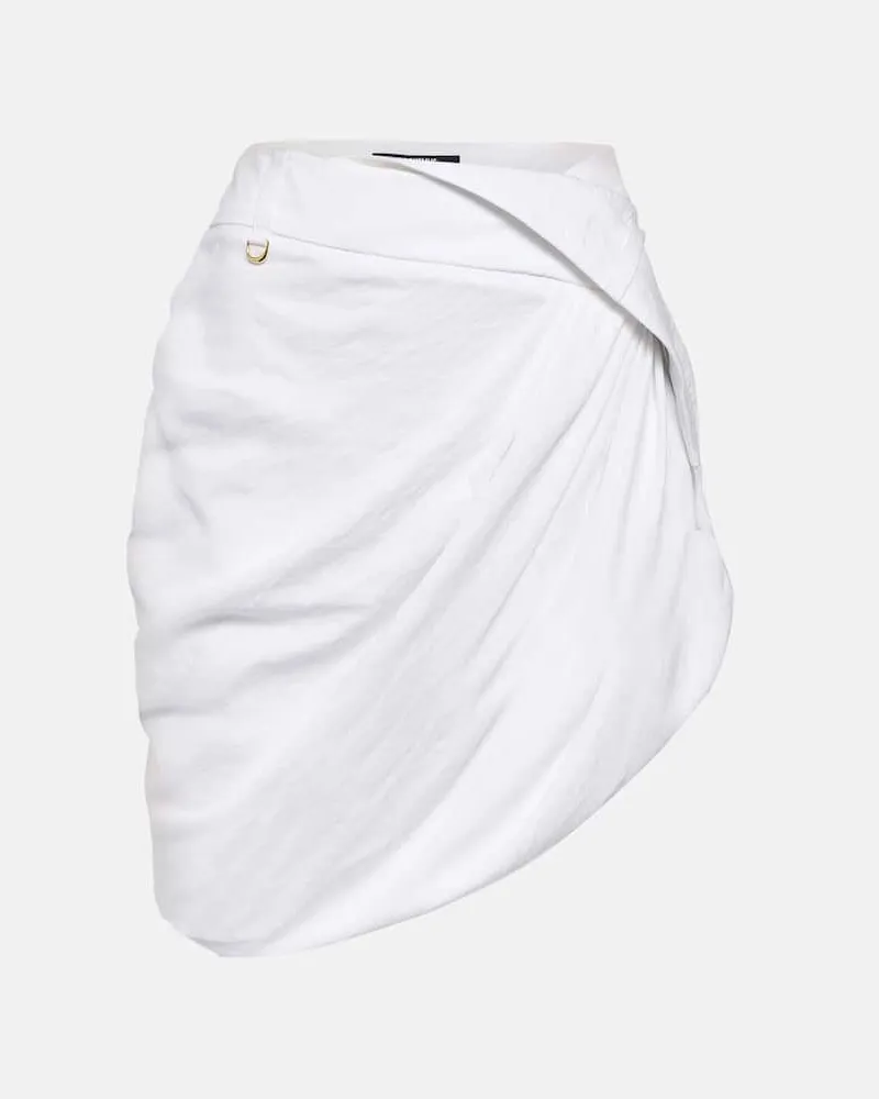 Jacquemus Minirock La Mini Jupe Saudade Weiß