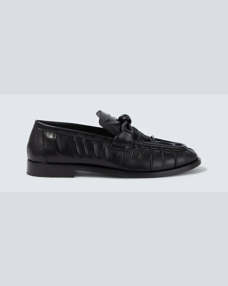Bottega Veneta Loafers Astaire aus Leder Schwarz