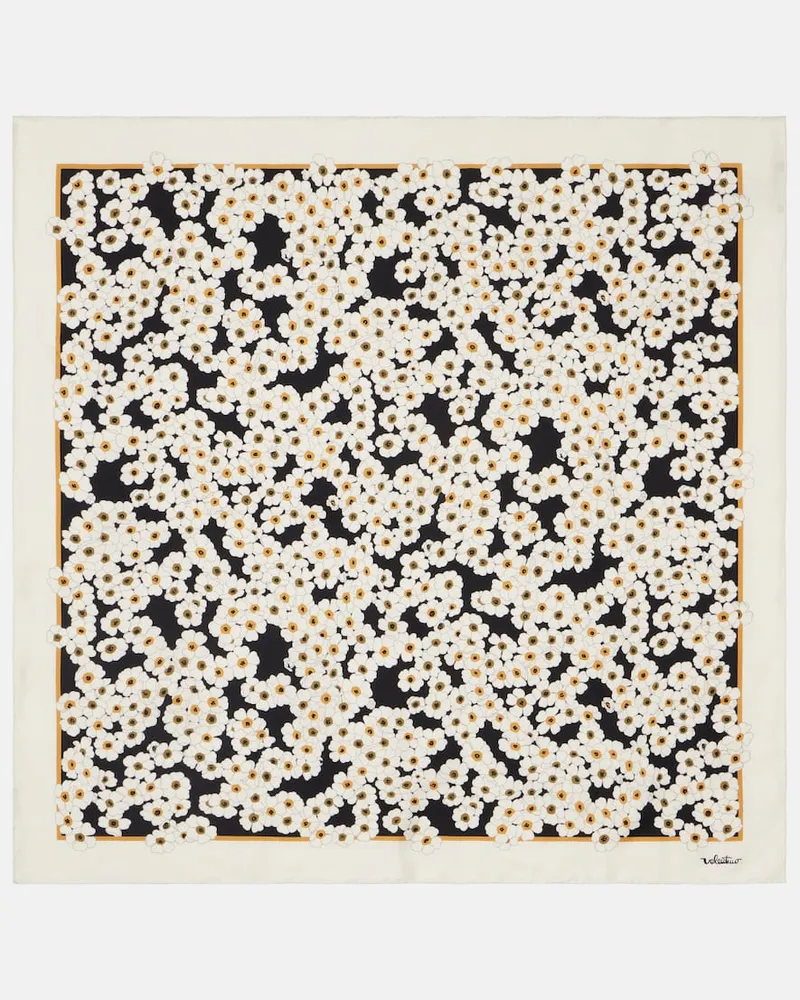 Valentino Garavani Tuch aus Seide Schwarz