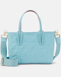 Christian Louboutin Tote Cabata Mini aus Leder Blau