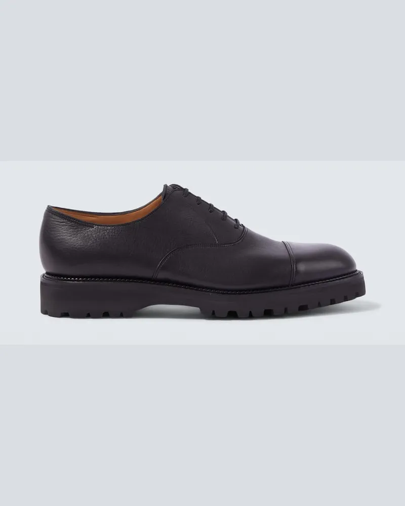 John Lobb Oxford-Schuhe aus Leder Schwarz