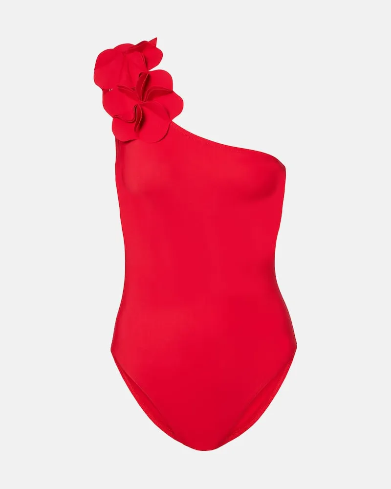 Karla Colletto One-Shoulder-Badeanzug Tess Rot