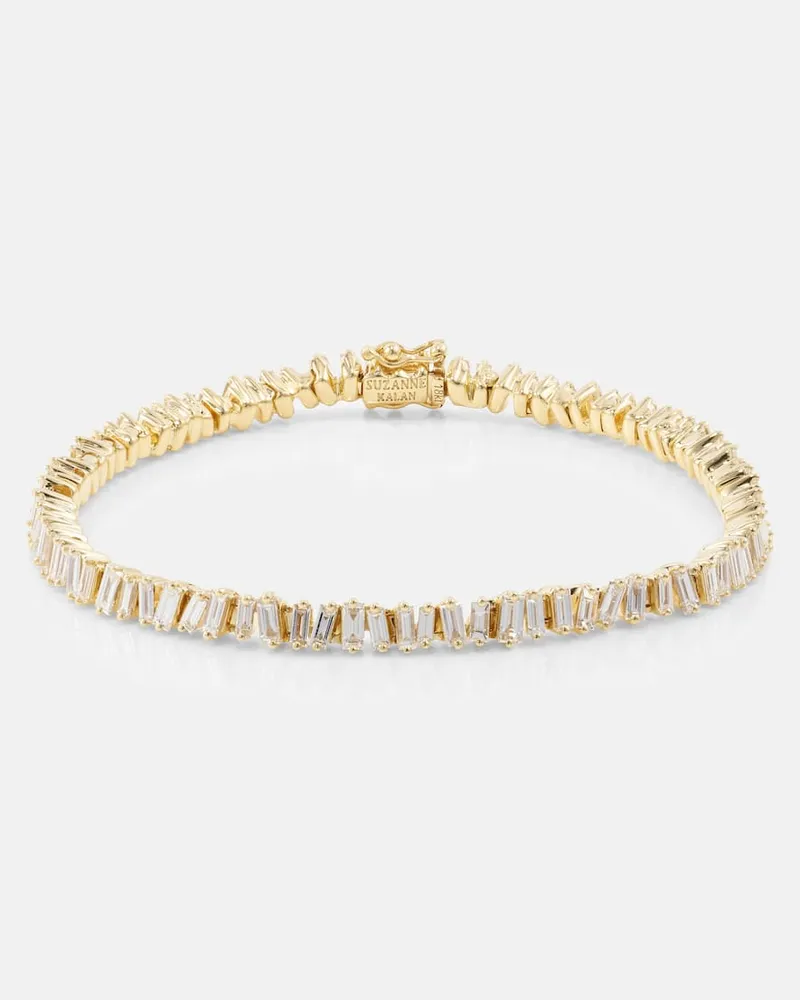 Suzanne Kalan Armband aus 18kt Gelbgold mit Diamanten Gold