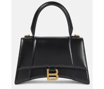 Schultertasche Hourglass Small aus Leder