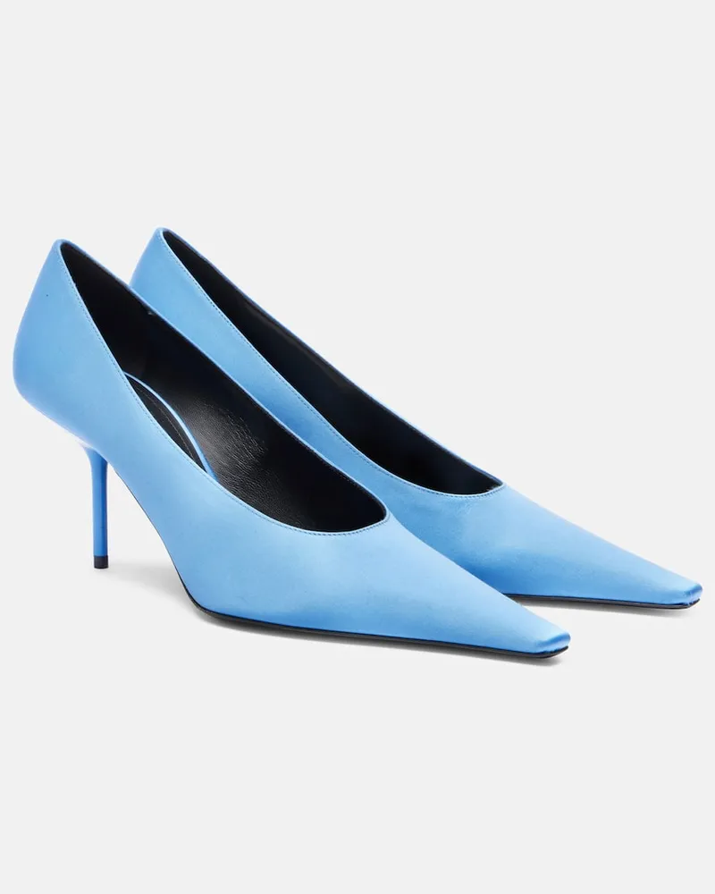 Victoria Beckham Pumps aus Satin Blau