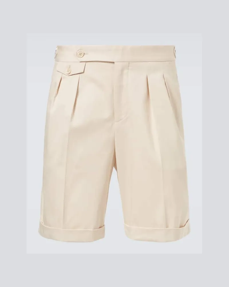 Brunello Cucinelli Bermuda-Shorts aus Baumwolle Beige