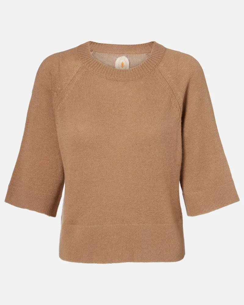 Jardin des Orangers Pullover aus Wolle und Kaschmir Braun