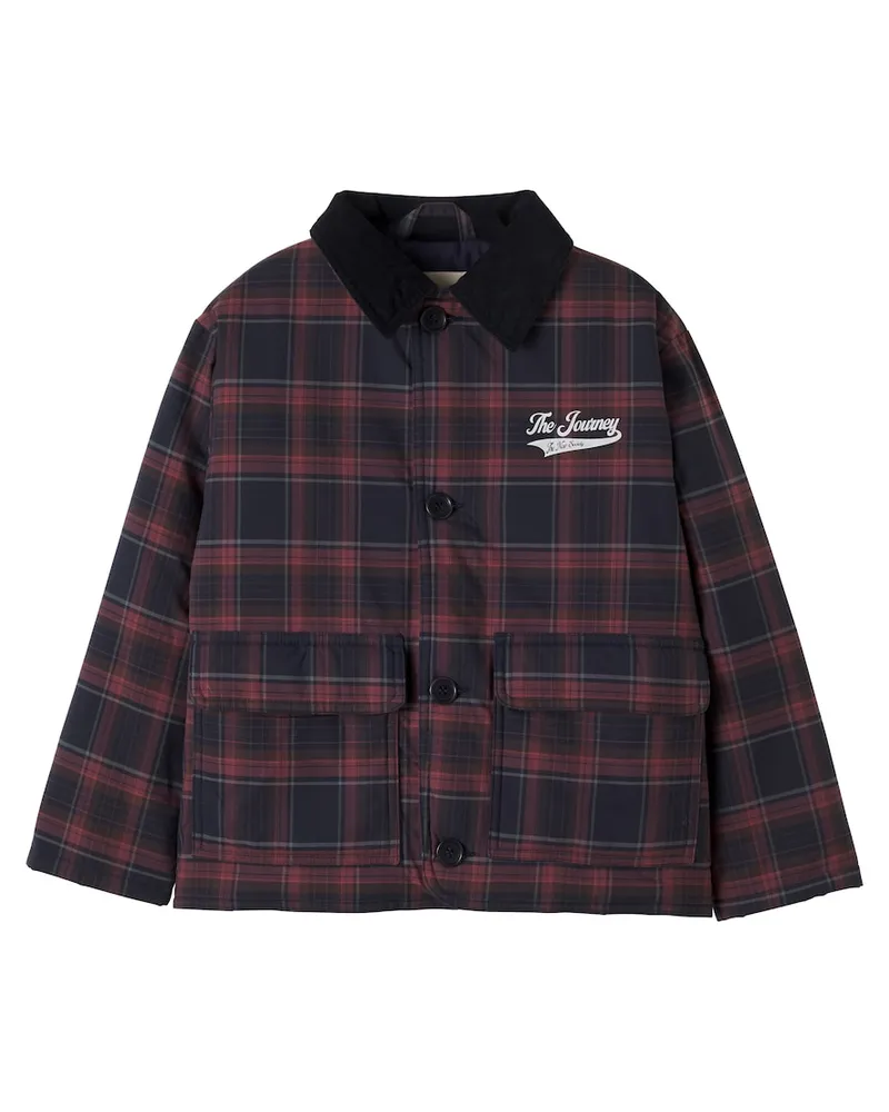 The New Society Jacke Flint Burgunderrot