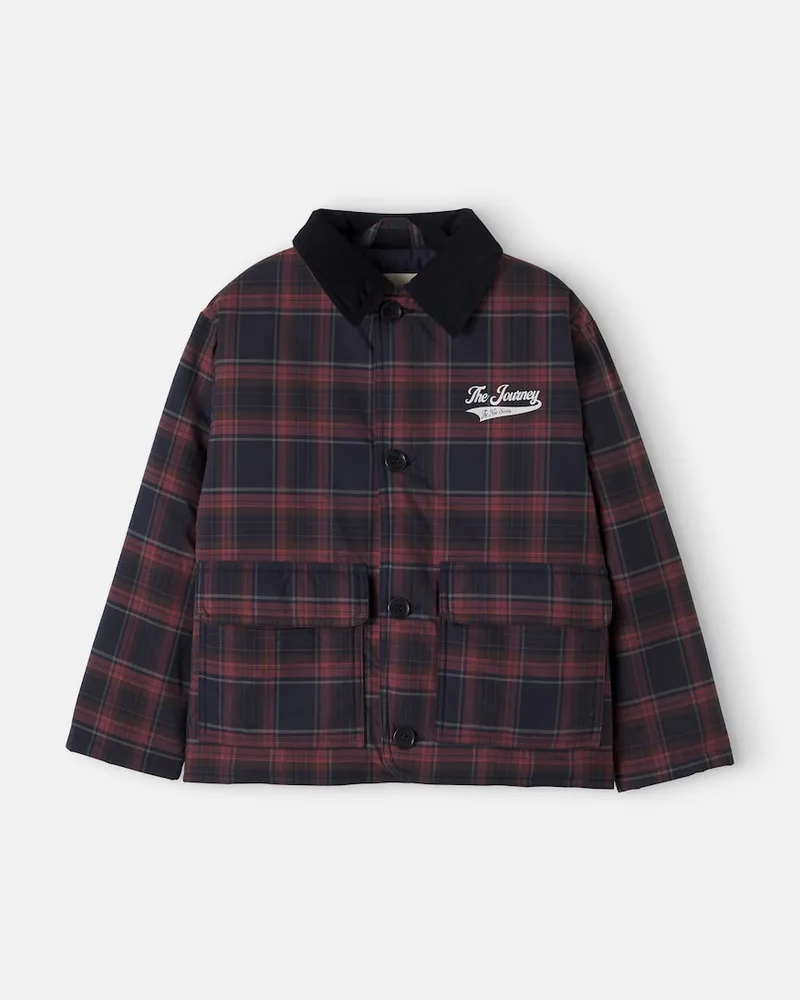 The New Society Jacke Flint Burgunderrot