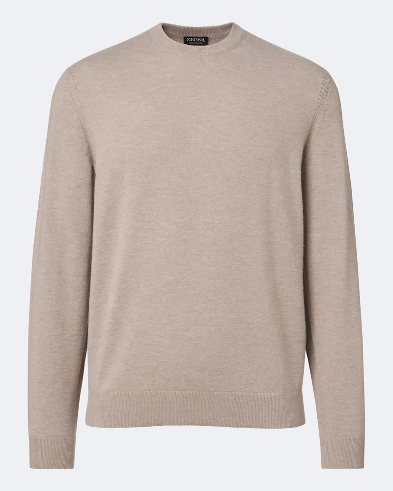 Ermenegildo Zegna Pullover aus Kaschmir Beige