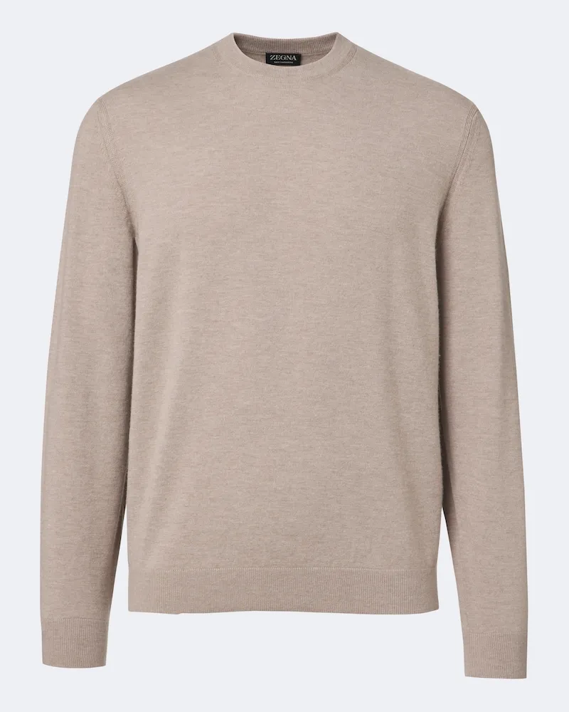Ermenegildo Zegna Pullover aus Kaschmir Beige