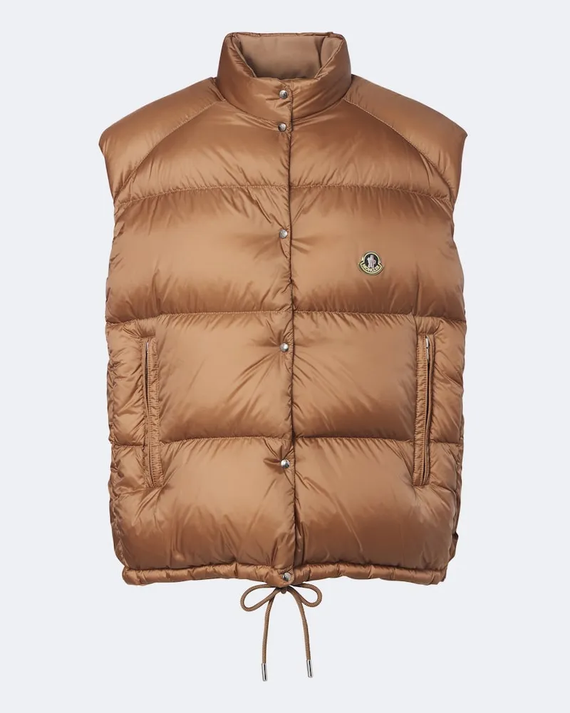 Moncler Wendbare Daunenweste Tibb Beige