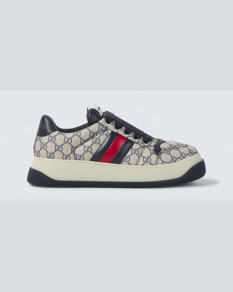 Gucci Sneakers Screener GG aus Canvas Beige