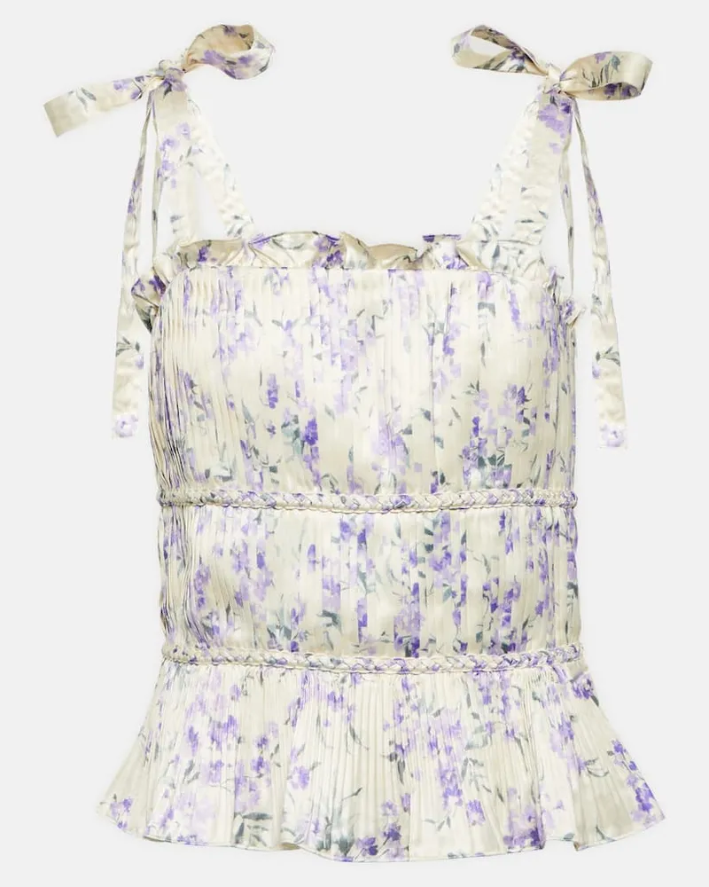Ralph Lauren Bedrucktes Top Weiß