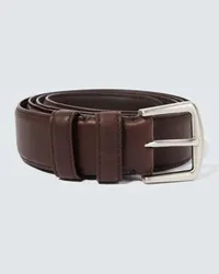 Loro Piana Guertel Alsavel aus Leder Braun