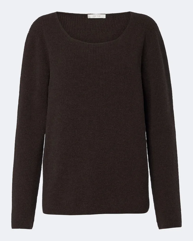 The Row Pullover Ledi aus Wolle Braun