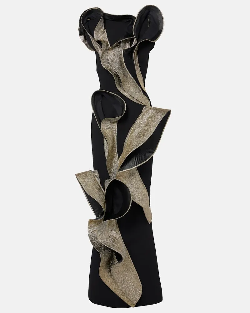 Maticevski Robe Tantalise Wave Schwarz