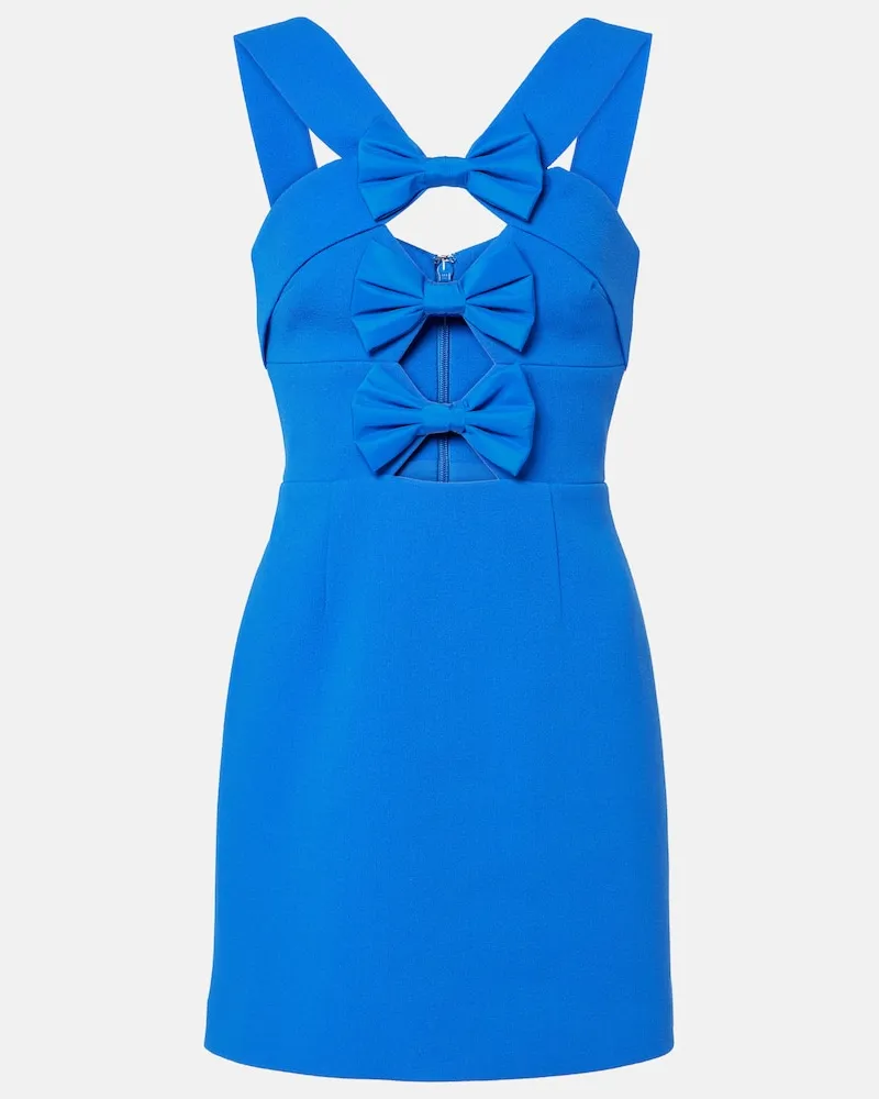 Rebecca Vallance Minikleid Antonella aus Taft Blau