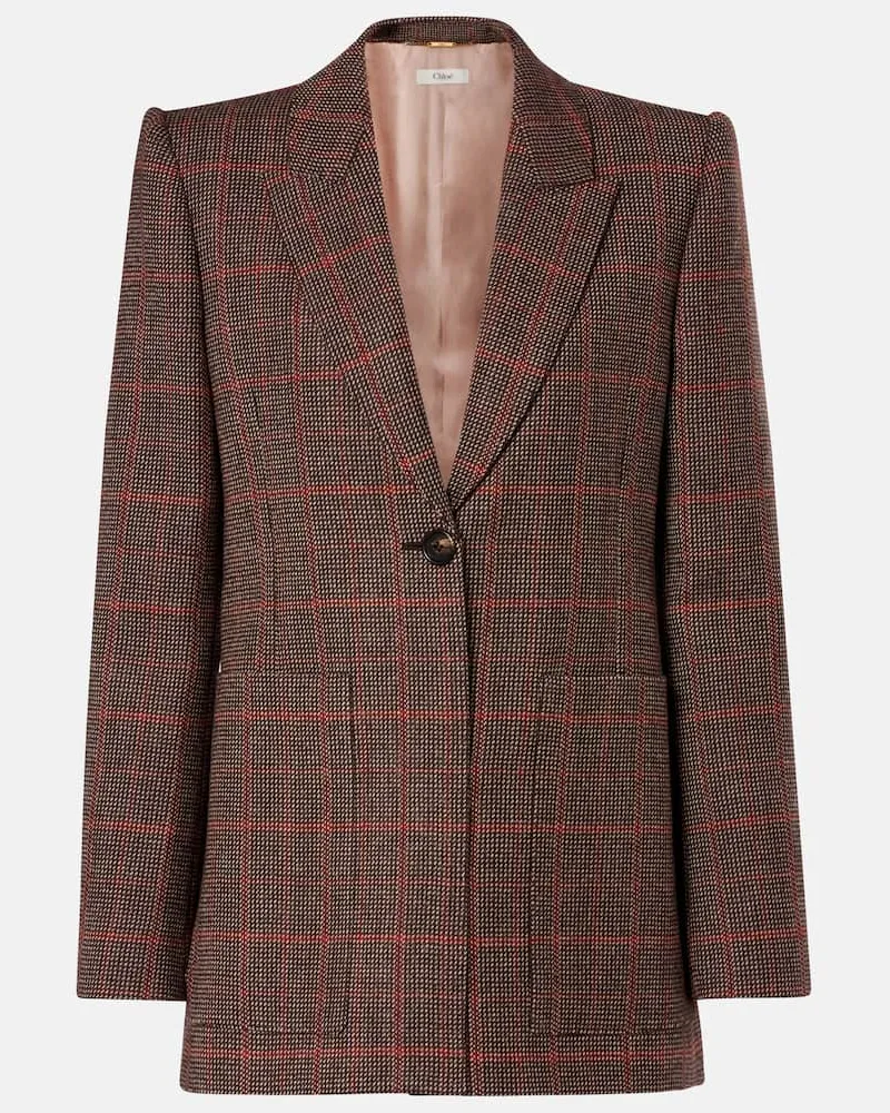 Chloé Chloé Blazer aus Schurwolle Braun