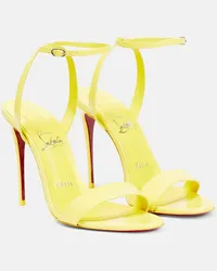 Christian Louboutin Sandalen Loubigirl 100 aus Lackleder Gelb